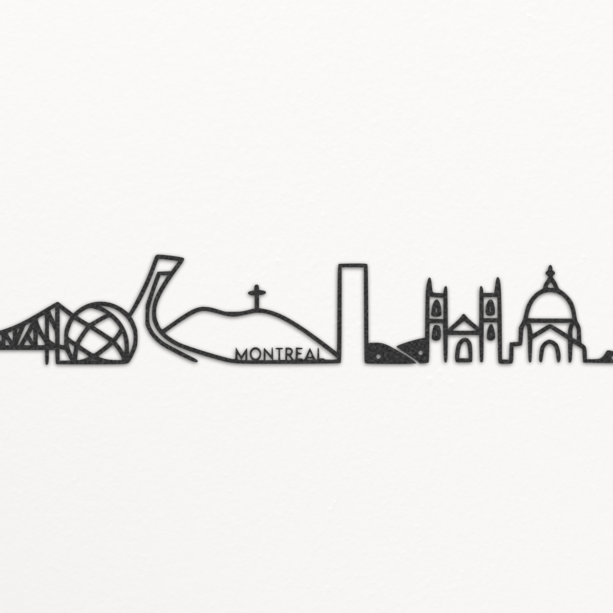 Montréal Skyline - 30cm