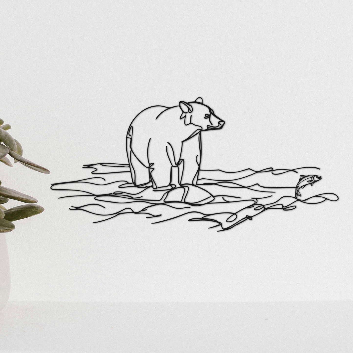 L'Ours  à la pêche