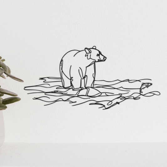 L'Ours  à la pêche